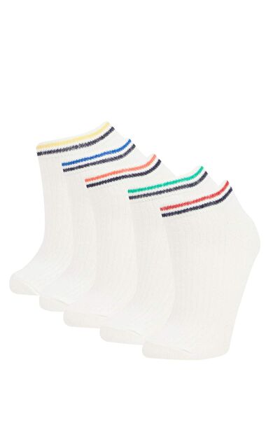 DeFactoFit Erkek Çocuk 5'li Pamuklu Patik Çorap C3641A8NSWT1