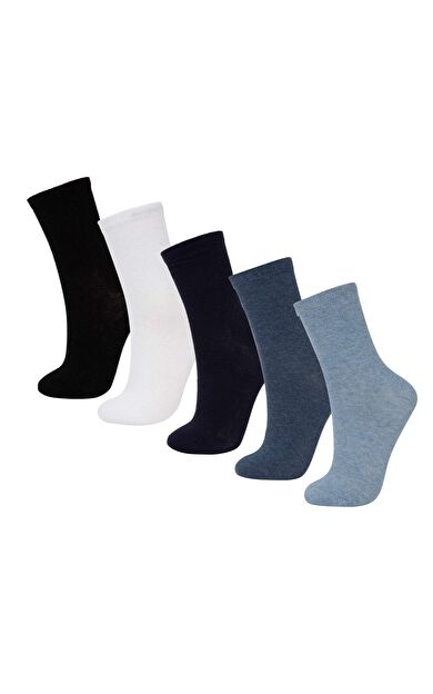 DeFactoFit Erkek Çocuk 5'li Pamuklu Uzun Çorap