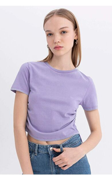 DeFactoFit Coool Crop Kısa Kollu Tişört C5413AX24SMPR262