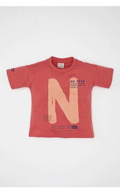 DeFactoFit Erkek Bebek Baskılı Kısa Kollu Tişört