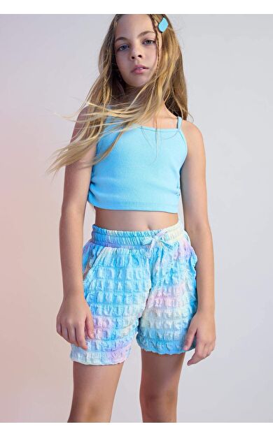 DeFactoFit Kız Çocuk Bisiklet Yaka Basic Atlet C9713A824HSTR227