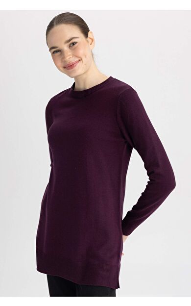 DeFactoFit Regular Fit Bisiklet Yaka Tunik