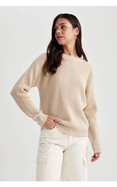 Regular Fit Bisiklet Yaka Triko Kazak