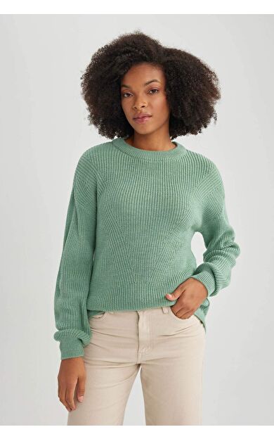 Regular Fit Bisiklet Yaka Triko Kazak