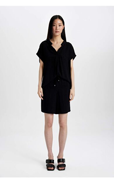 DeFactoFit Yüksek Bel Kısa Paça Belmando Şort I6760AZ24HSBK81