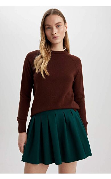 Regular Fit Bisiklet Yaka Kazak