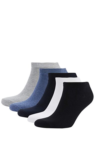 Erkek 5'li Patik Çorap Çok Renkli