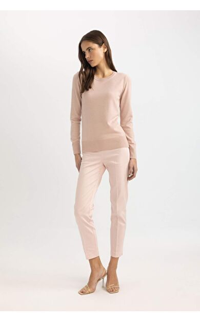 DeFactoFit Valentina Sigaret Normal Bel Düz Paça Saten Pantolon J8743AZ24SMPN638