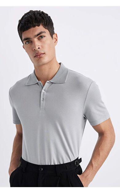 DeFactoFit Slim Fit Basic Polo Tişört M6609AZ24SPGR130