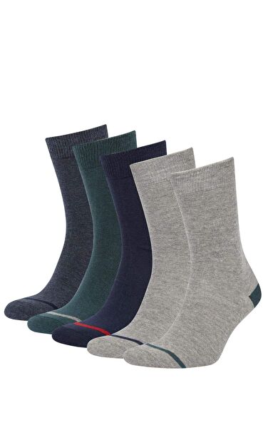 DeFacto Erkek Pamuklu 5'li Soket Çorap
