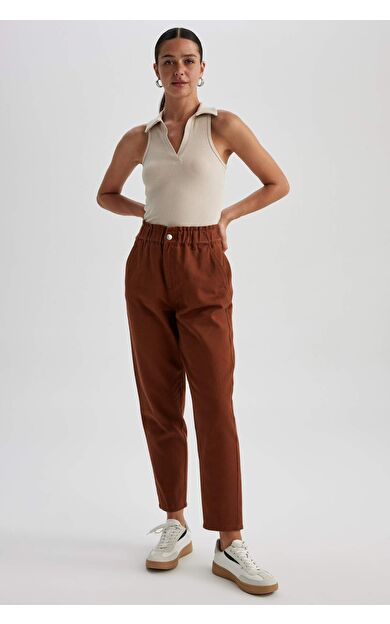 Baggy Gabardin %100 Pamuk Pantolon S2790AZ23WNBN349