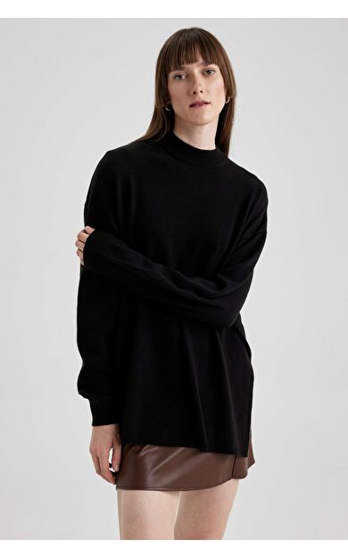 Relax Fit Yarım Balıkçı Yaka Tunik