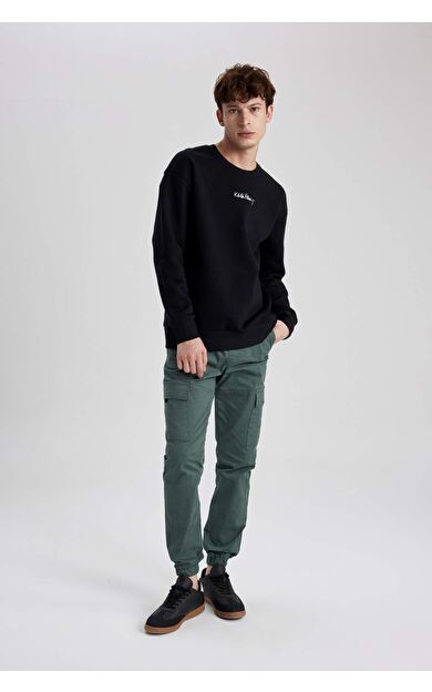 DeFacto Slim Kargo Jogger Kargo Cepli Pantolon