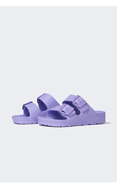 Kız Çocuk Eva Parmak Arası Terlik Mor