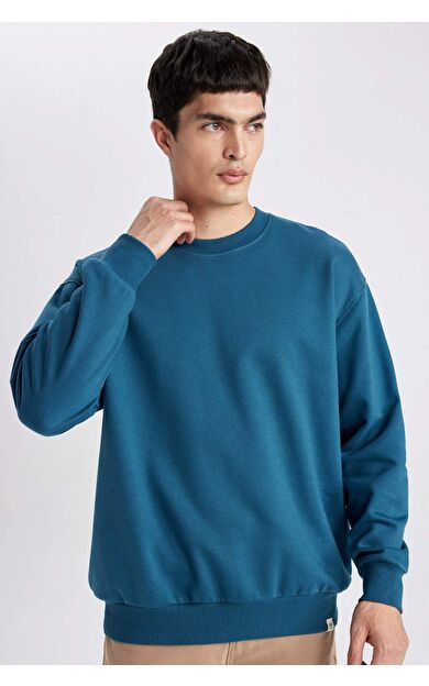 DeFactoFit Oversize Fit Sweatshirt T5139AZ24SPBE785