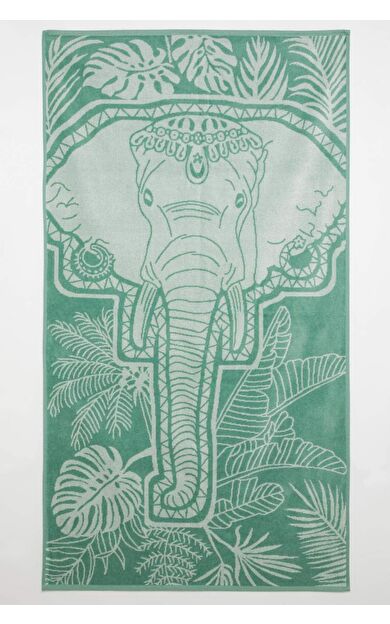 DeFactoFit Kadın Fil Desenli Plaj Havlusu