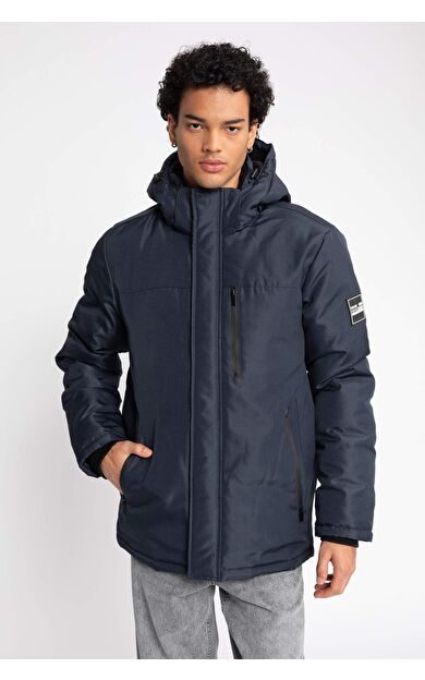 DeFacto Regular Fit Kapüşonlu Mont U4206AZ23WNNV175