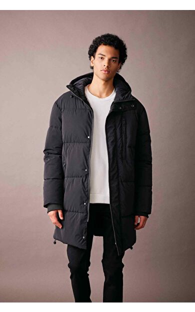 DeFacto Regular Fit Kapüşonlu Suni Kürk Astarlı Parka U4727AZ23WNBK27