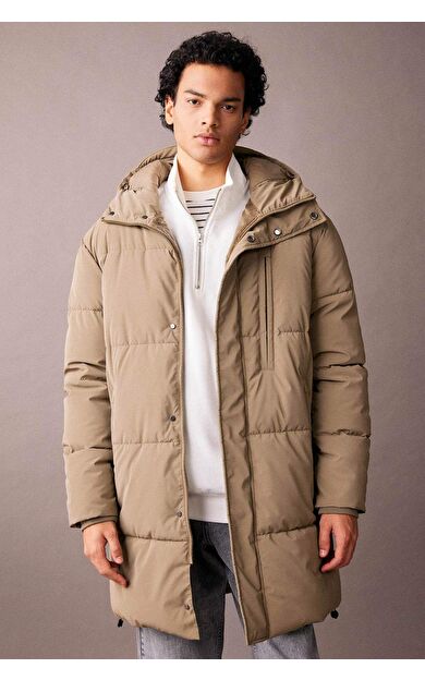 DeFacto Regular Fit Kapüşonlu Suni Kürk Astarlı Parka U4727AZ23WNKH465