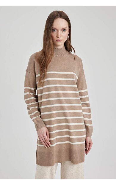 Regular Fit Yarım Balıkçı Yaka Tunik