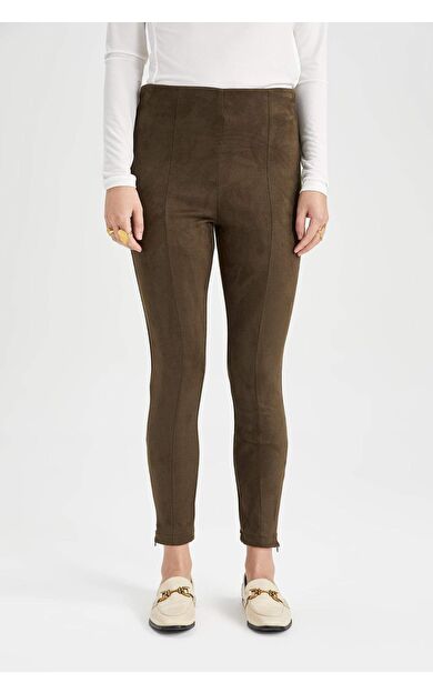 Normal Bel Süet Tayt