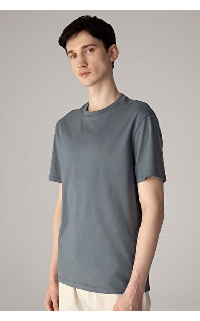 DeFactoFit New Regular Fit Bisiklet Yaka Basic Kısa Kollu %100 Pamuk Tişört V7699AZ24SPGR314