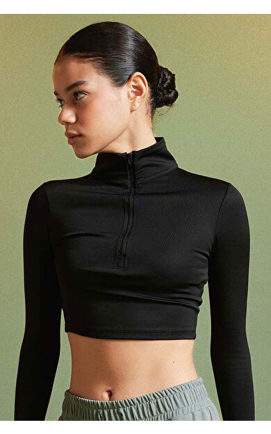 DeFactoFit Slim Fit Uzun Kollu Tişört W0343AZ24SPBK81