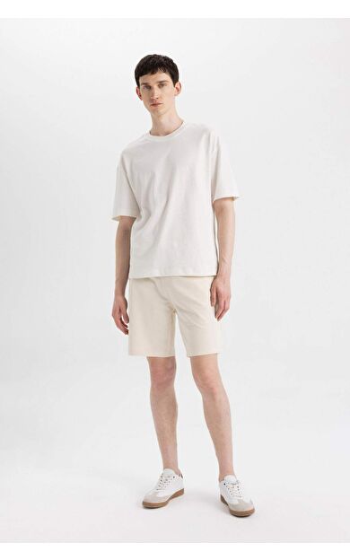 DeFactoFit Slim Fit Sweatshirt Kumaşı Şort W1105AZ24SMBG734