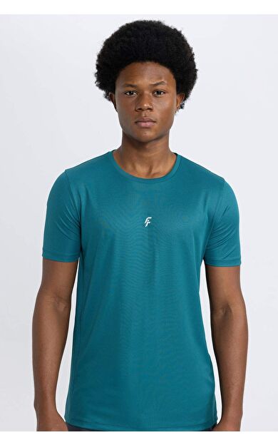 DeFactoFit Slim Fit Bisiklet Yaka Baskılı Sporcu Tişört X6142AZ23AUGN199