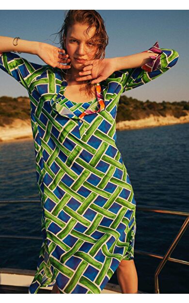 Nefes İstanbul X Defacto Desenli Tunik