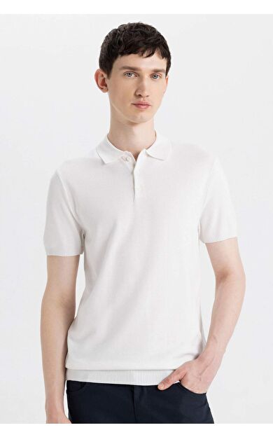 DeFactoFit Slim Fit Polo Yaka Polo Tişört Y5369AZ24SMWT32