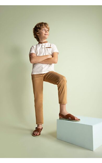 DEFACTO Erkek Çocuk Regular Fit Gabardin Pantolon Z3195A623SMBG693