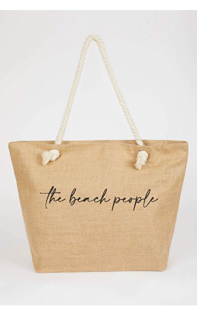 DeFactoFit Kadın Plaj Çantası Siyah