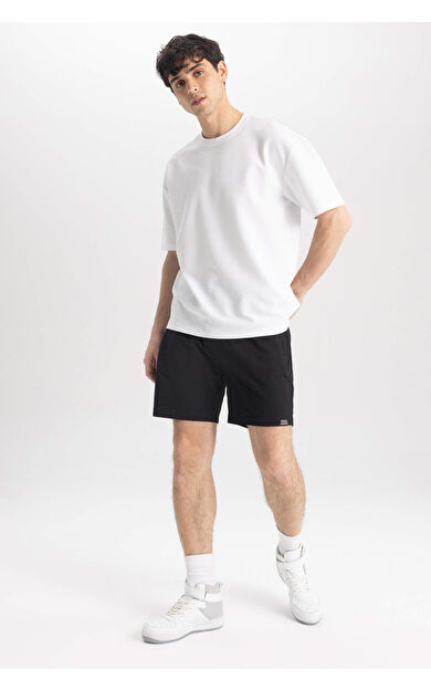 DeFacto Regular Fit Sweatshirt Kumaşı Şort