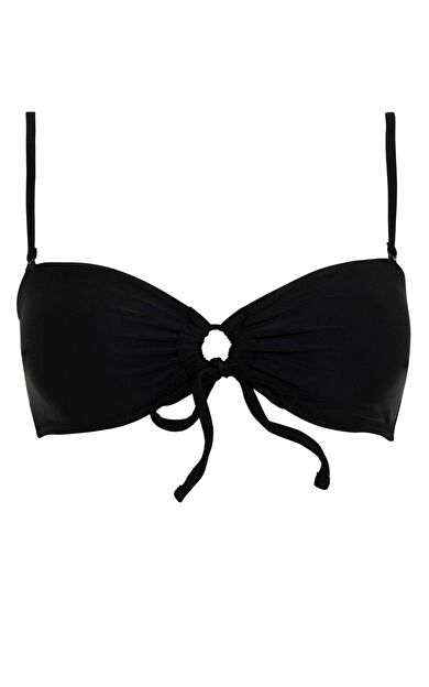 Fall in Love Regular Fit Bikini Üstü Siyah