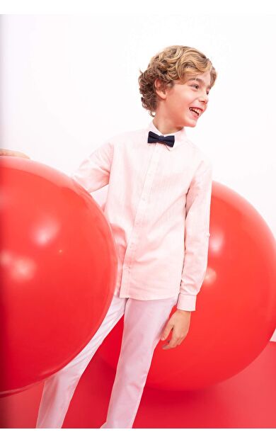 DeFactoFit Erkek Çocuk Oxford 2'li Uzun Kollu Gömlek Pembe