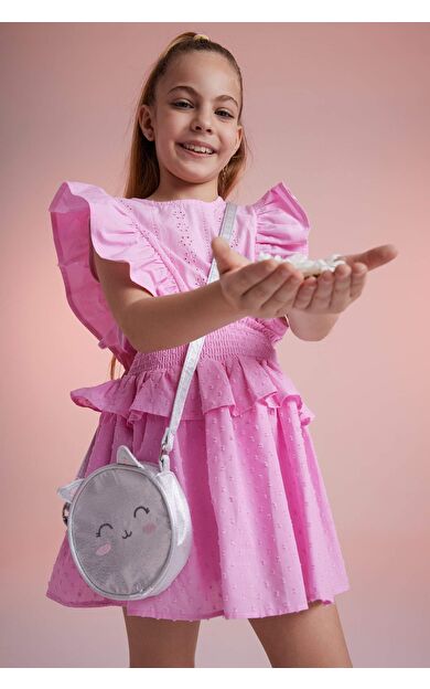 DEFACTO Kız Çocuk Pamuklu Etek