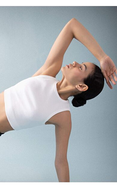 DeFactoFit Slim Fit Bisiklet Yaka Ribana Sporcu Atlet Z6573AZ24SPER105