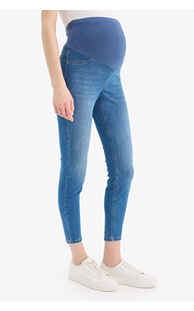 DeFacto Skinny Fit Yüksek Bel Düz Paça Standart Hamile Pantolon Z6882AZ24SPNM39