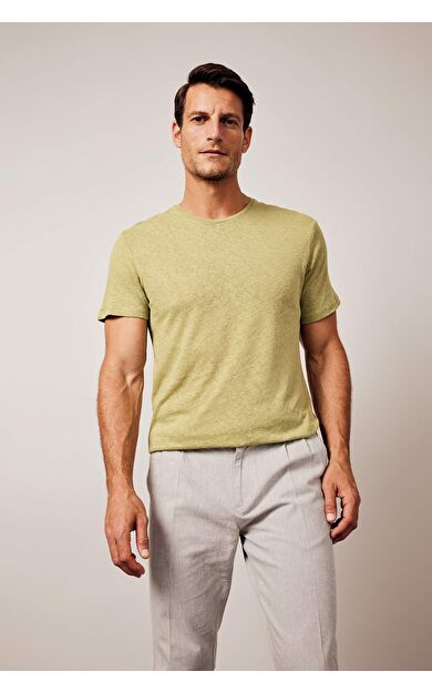 DeFactoFit Modern Fit Bisiklet Yaka Tişört