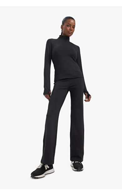 DeFactoFit Geniş Bol Paça Skuba Dalgıç Kumaş Basic Pantolon