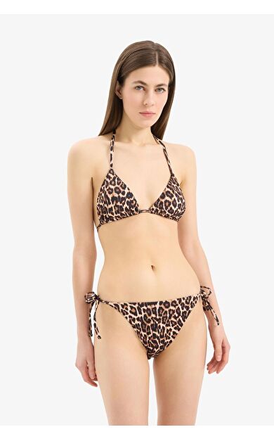 DeFacto Fall in Love Leopar Desenlil Bikini Alt