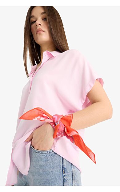 Kadın Desenli Pamuklu Bandana