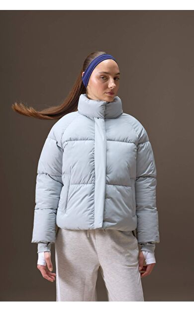 Defactofit Su Geçirmez Regular Fit Dik Yaka Reglan Kol Kışlık Şişme Mont