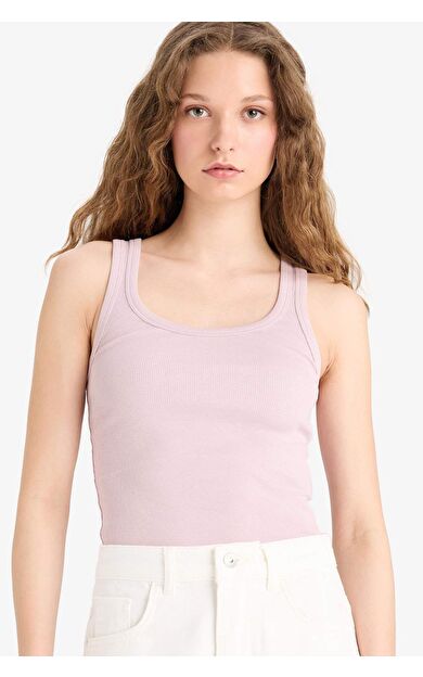 DeFacto Fitted U Yaka Fitilli Kaşkorse Atlet A1665AX25SMPR345