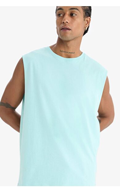 DeFactoFit Boxy Fit Bisiklet Yaka Sporcu Atlet A1821AX25HSTR203