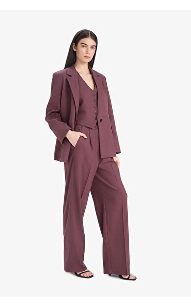 DeFacto Wide Leg Cepli Yüksek Bel Geniş Paça Uzun Boy Pantolon