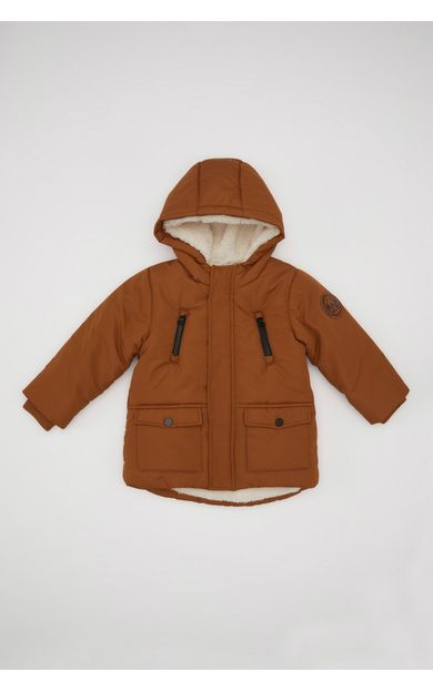 DeFacto Erkek Bebek Su Geçirmez Pelüş Astar Mont Kahve A2211A524WNBN230