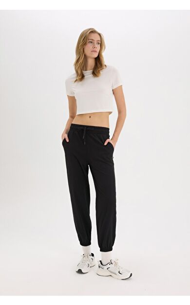 DeFacto DeFactoFit Standart Fit Dokuma Jogger Eşofman Altı