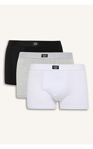 DeFacto Erkek Regular Fit 3'lü Boxer